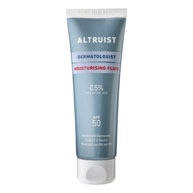 ALTRUIST Moisturising Fluid SPF50 Nawilżający fluid z kwasem hialuronowym i filtrem ochronnym SPF 50, 50ml