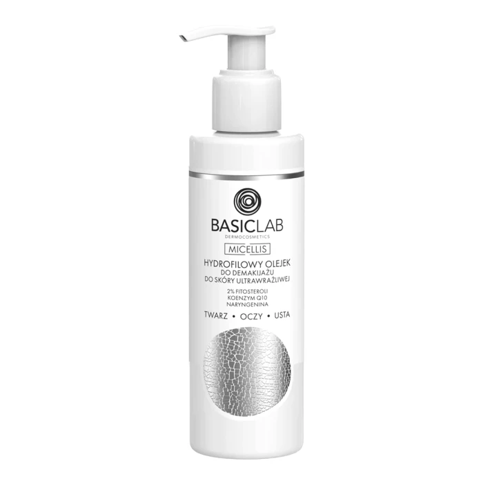 BASICLAB Hydrofilowy olejek do demakijażu do skóry ultrawrażliwej 200ml