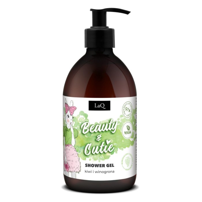 LAQ Żel pod prysznic KIWI I WINOGRONA 500ml