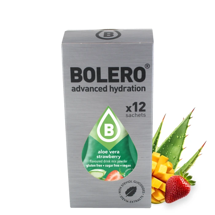 BOLERO Zestaw napojów w proszku mix smaków aloesowych 3g x 12szt