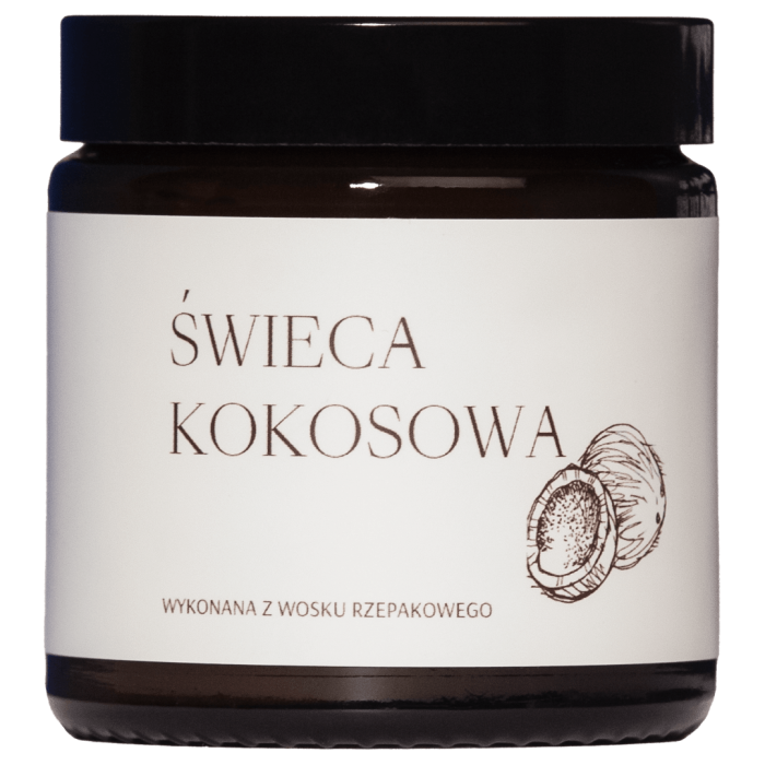 MG LIFE Kokosowa świeca rzepakowa