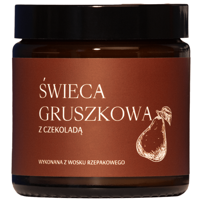 MG LIFE Świeca gruszkowa z czekoladą