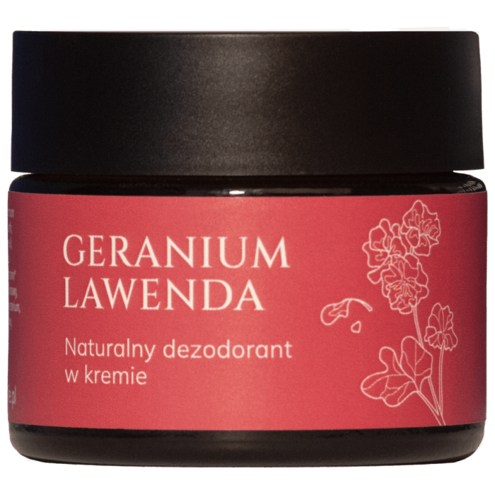 MG LIFE Geranium - lawenda naturalny dezodorant w kremie