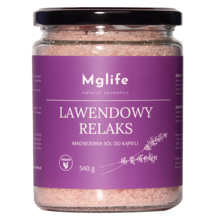MG LIFE Lawendowy relaks magnezowa sól do kąpieli