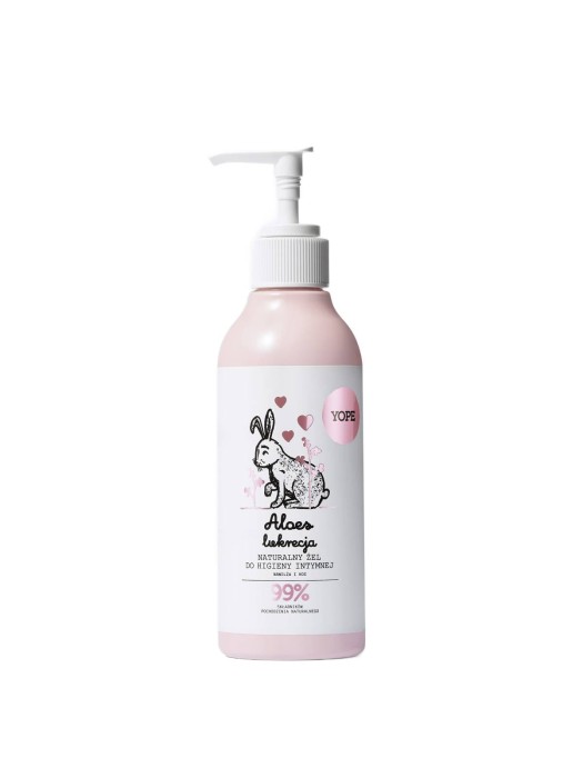YOPE Naturalny żel do higieny intymnej Aloes i lukrecja 300 ml