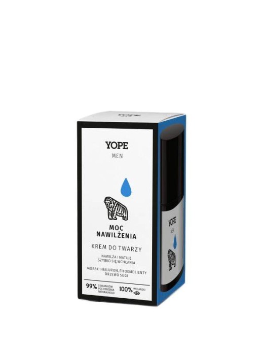 YOPE Krem do twarzy dla mężczyzn Moc nawilżenia 50 ml