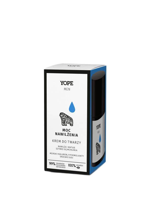 YOPE Krem do twarzy dla mężczyzn Moc nawilżenia 50 ml