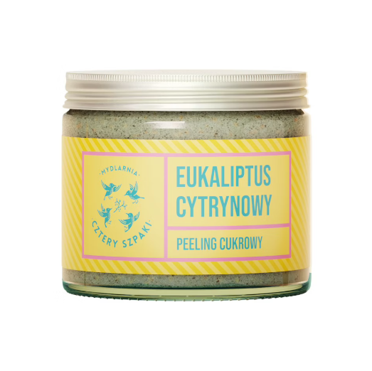 MYDLARNIA CZTERY SZPAKI Peeling cukrowy Eukaliptus Cytrynowy