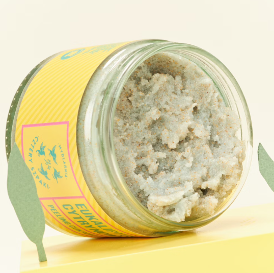 MYDLARNIA CZTERY SZPAKI Peeling cukrowy Eukaliptus Cytrynowy