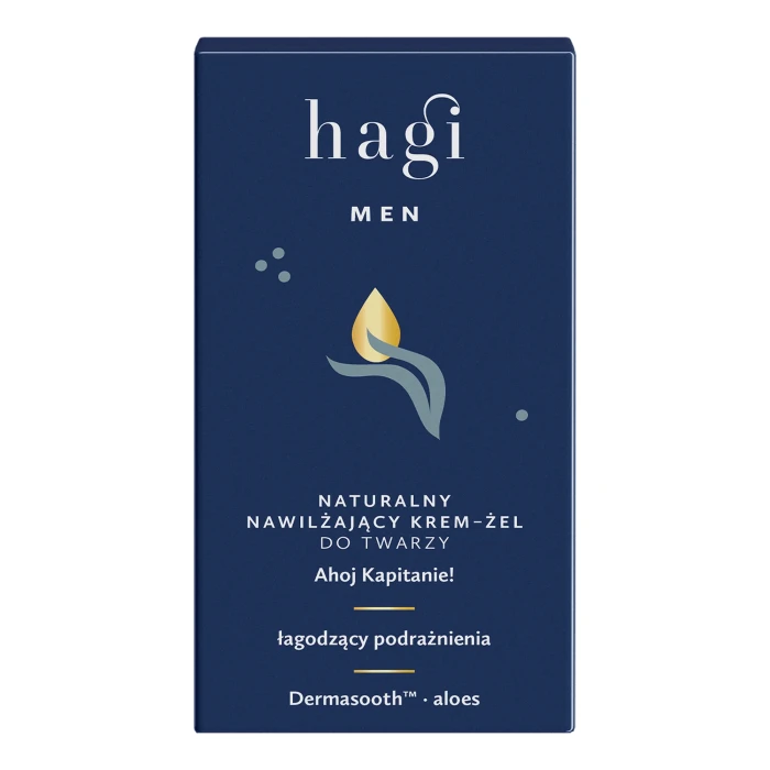 HAGI Nawilżający krem-żel do twarzy dla mężczyzn Ahoj Kapitanie 50 ml