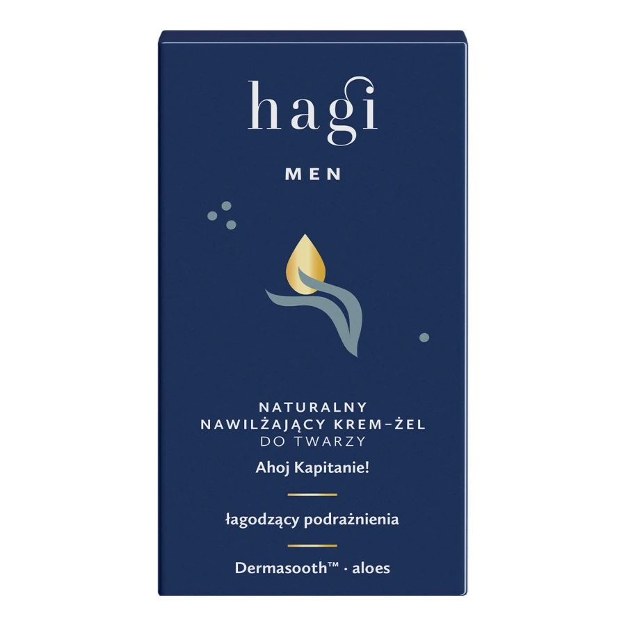 HAGI Nawilżający krem-żel do twarzy dla mężczyzn Ahoj Kapitanie 50 ml