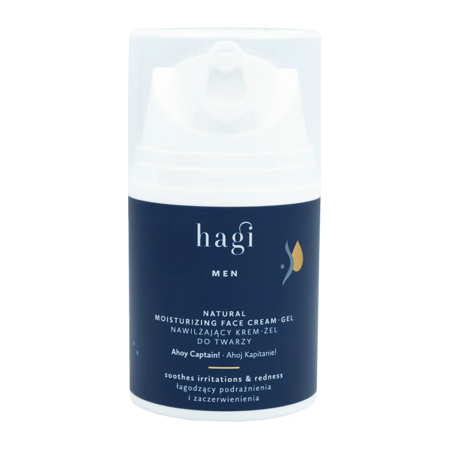 HAGI Nawilżający krem-żel do twarzy dla mężczyzn Ahoj Kapitanie 50 ml