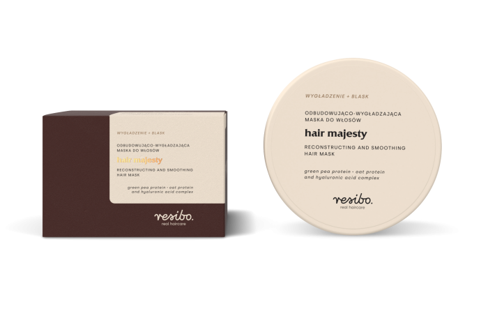 RESIBO Hair Majesty Odbudowująco-wygładzająca maska do włosów 175ml