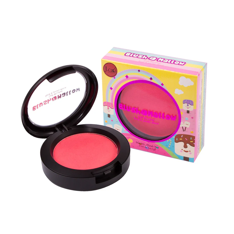 J.CAT BEAUTY Róż do policzków kremowo- pudrowy Blush-Mallow Soft Blusher 105 Sweet Cloud 9