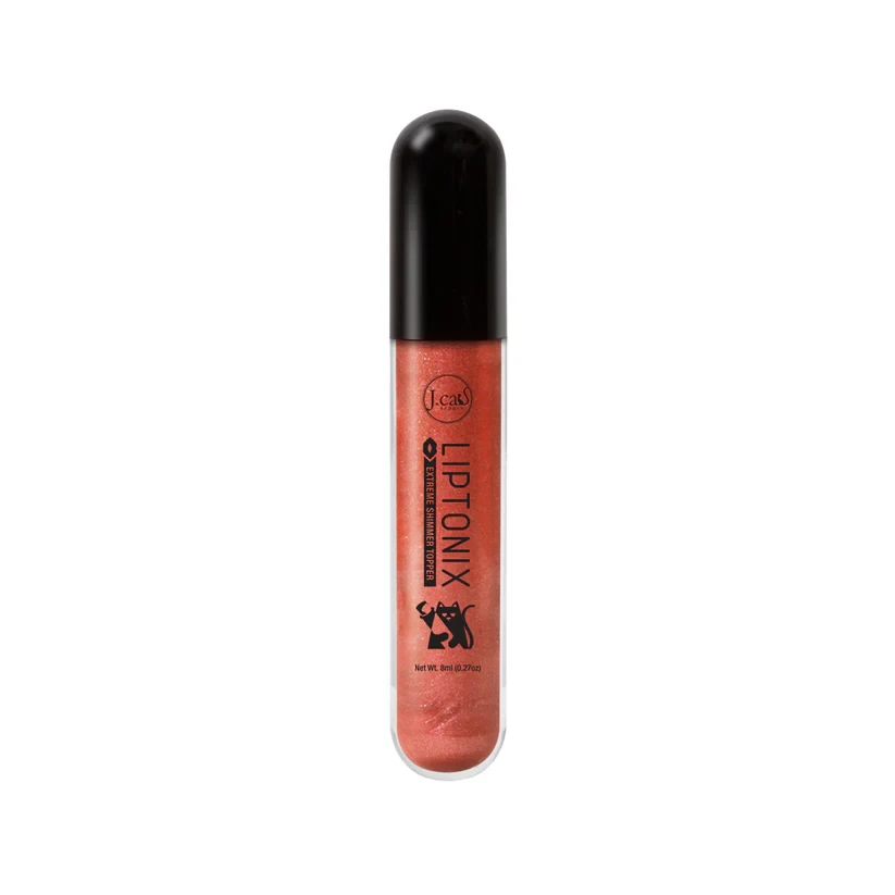J.CAT BEAUTY Ekstremalnie połyskujący błyszczyk do ust Liptonix Extreme Shimmer Topper 107 Rustic Geo