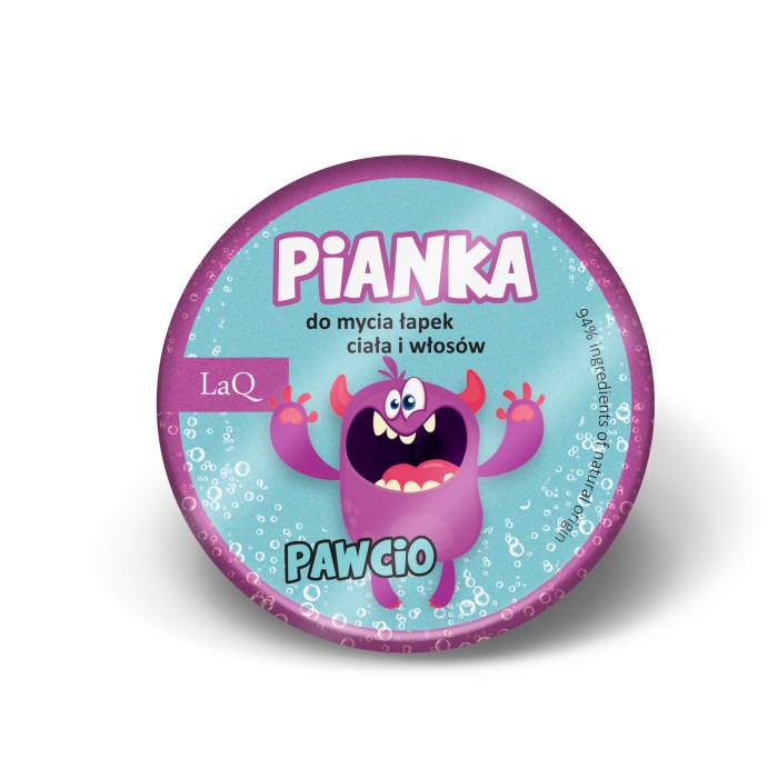 LAQ Pianka do mycia łapek niebieska GUMA BALONOWA 20 g