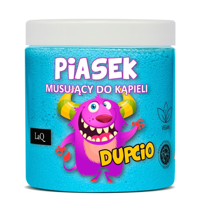 LAQ Piasek musujący do kąpieli niebieski 190g