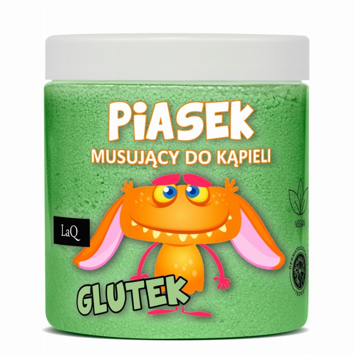 LAQ Piasek musujący do kąpieli zielony 190g