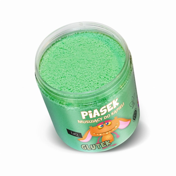 LAQ Piasek musujący do kąpieli zielony 190g