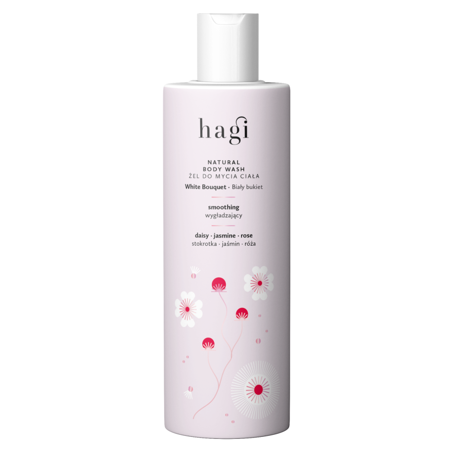 HAGI Naturalny żel do mycia ciała Biały Bukiet 300 ml
