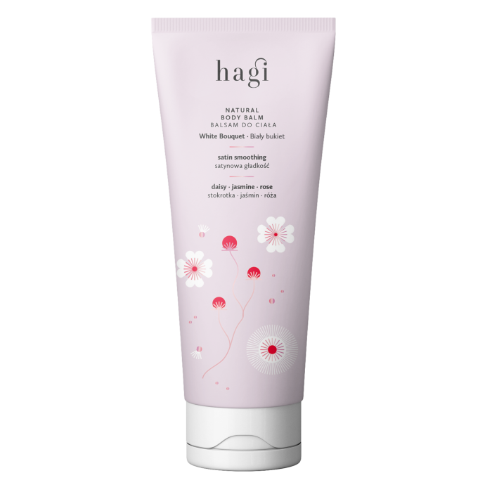 HAGI Naturalny balsam do ciała o satynowym wykończeniu Biały bukiet 200 ml