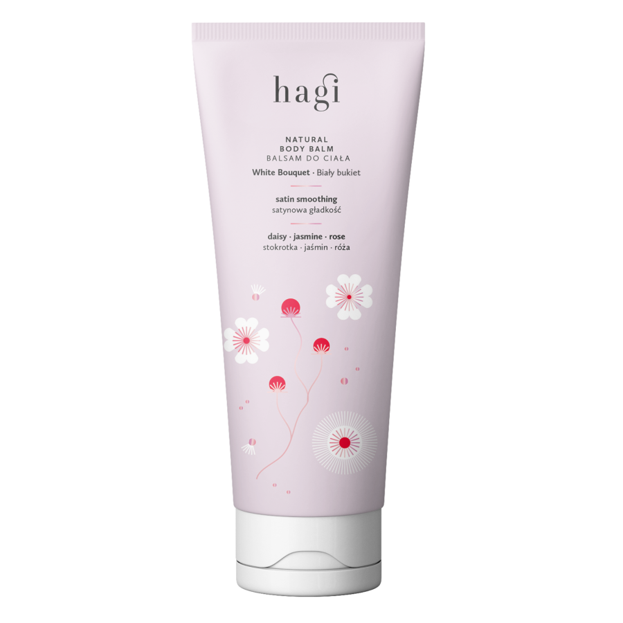 HAGI Naturalny balsam do ciała o satynowym wykończeniu Biały bukiet 200 ml