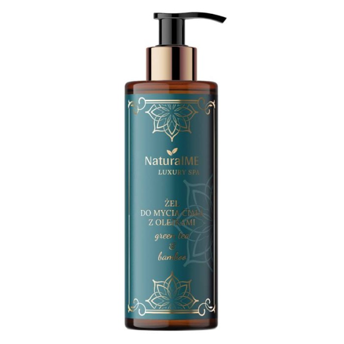 NATURALME Żel do mycia ciała z olejkami green tea &amp; bamboo 250 ml