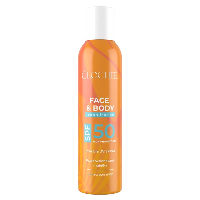 CLOCHEE Przeciwsłoneczna mgiełka SPF 50 Face&amp;Body 150ml