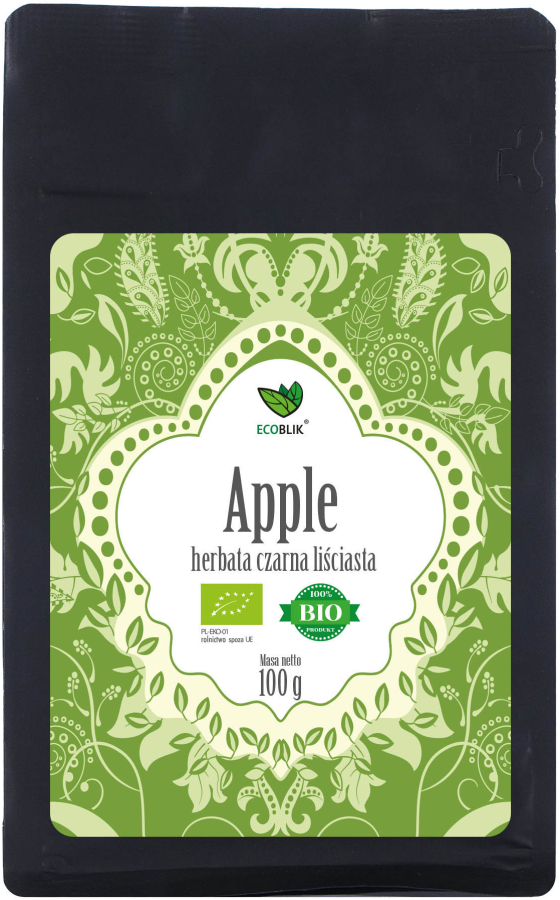 ECOBLIK Herbata czarna APPLE liściasta 100 g