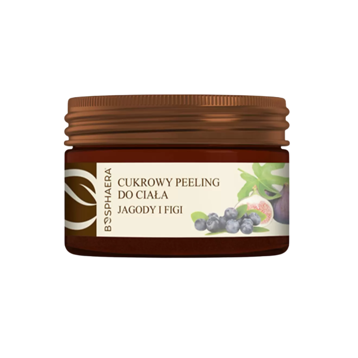 BOSPHAERA Cukrowy peeling do ciała Jagody i figi 200g