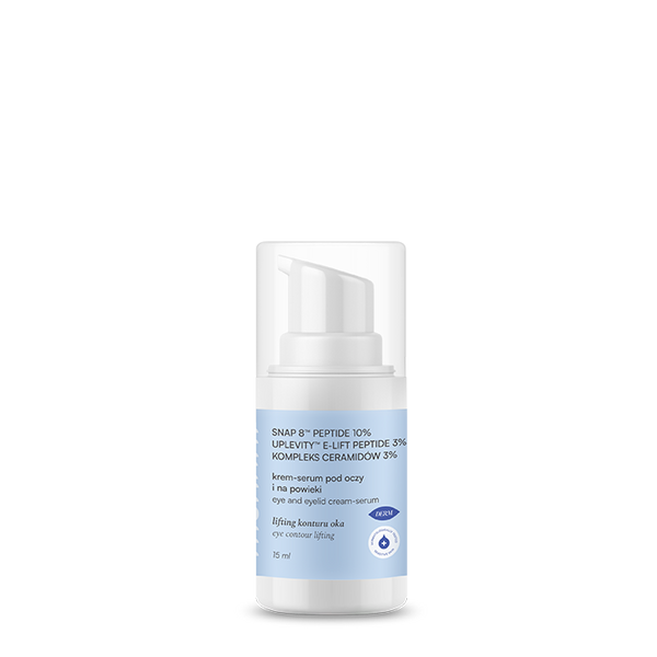 MOHANI Liftingująco-ujędrniające serum-krem pod oczy i na powieki z peptydami i ceramidami 15ml