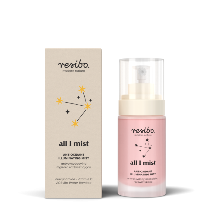 RESIBO ALL I MIST Antyoksydacyjna mgiełka rozświetlająca 30ml