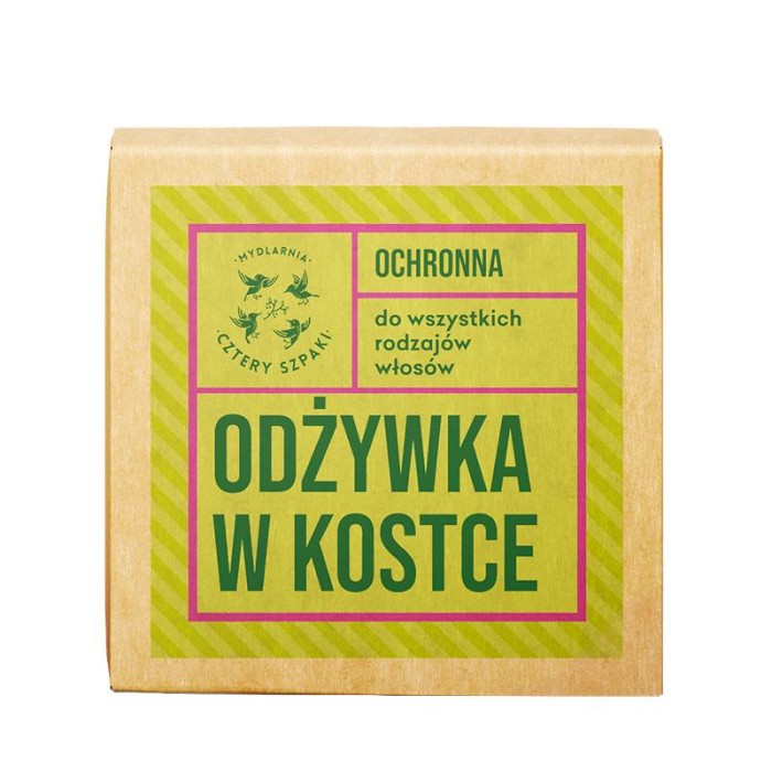 MYDLARNIA CZTERY SZPAKI Ochronna odżywka w kostce - Leśna Róża