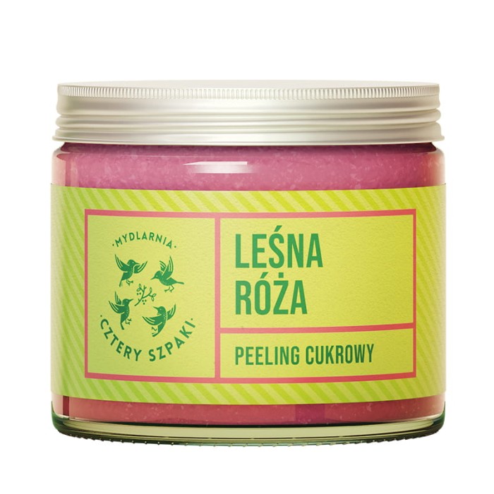 MYDLARNIA CZTERY SZPAKI Leśna Róża - peeling cukrowy 250ml