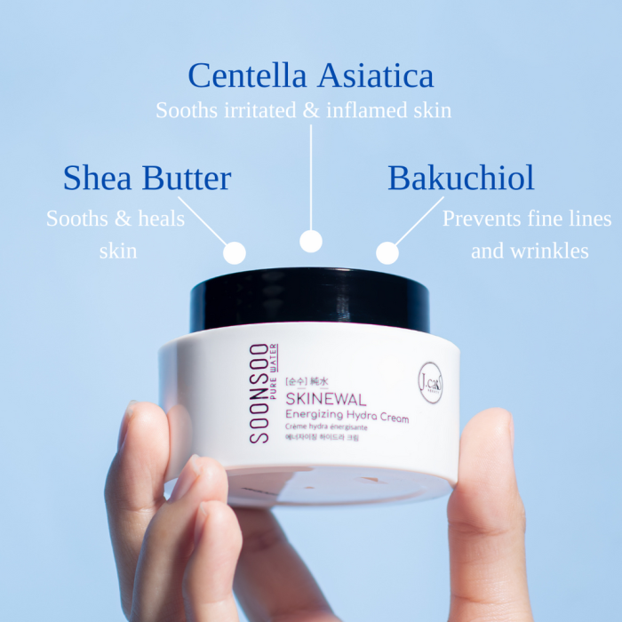 J.CAT BEAUTY Soonsoo Skinewal Energizing Hydra Cream - Krem nawilżający i energetyzujący 50 ml