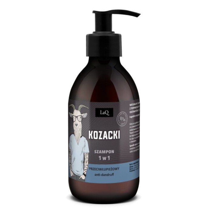 LAQ Szampon 1w1 KOZIOŁ Z KLASĄ przeciwłupieżowy 300 ml