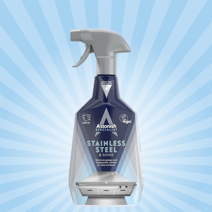 ASTONISH Spray do stali nierdzewnej 750 ml