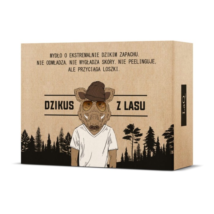 LAQ Mydło dla facetów w kostce DZIKUS Z LASU