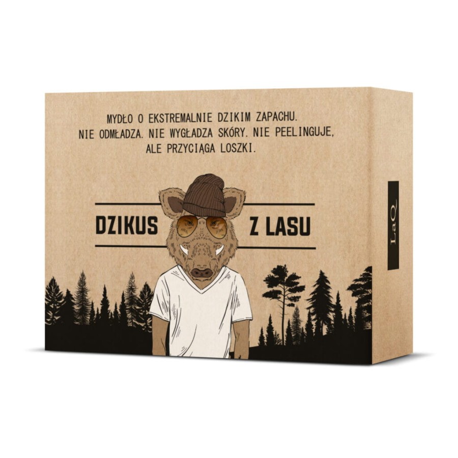 LAQ Mydło dla facetów w kostce DZIKUS Z LASU
