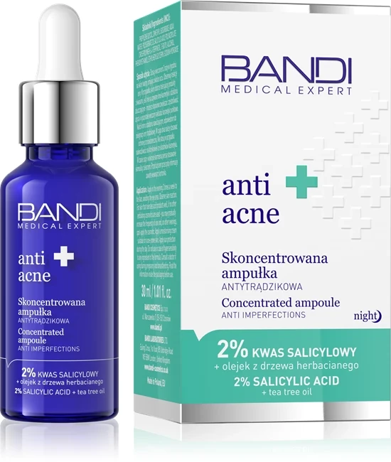 BANDI Skoncentrowana ampułka antytrądzikowa 30 ml