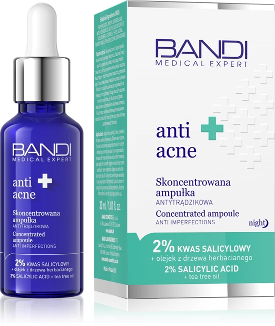 BANDI Skoncentrowana ampułka antytrądzikowa 30 ml