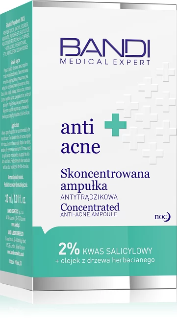 BANDI Skoncentrowana ampułka antytrądzikowa 30 ml