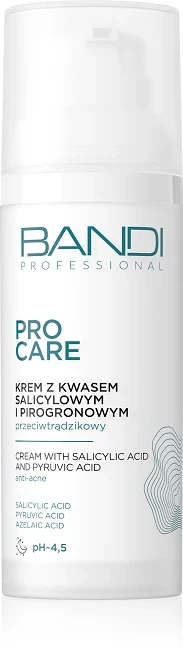 BANDI Krem z kwasem salicylowym i pirogronowym przeciwtrądzikowy 50 ml