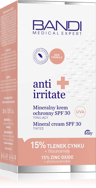 BANDI Mineralny krem ochronny SPF 30 tonujący 30 ml
