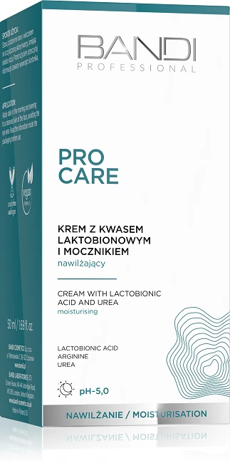 BANDI Krem z kwasem laktobionowym i mocznikiem nawilżający 50 ml