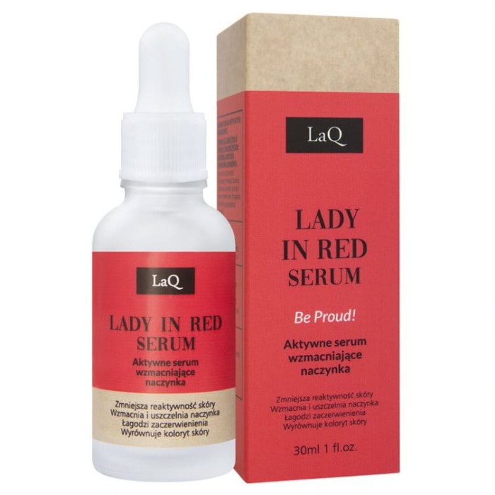 LAQ LADY IN RED SERUM – No4 Be Proud! dla cery naczynkowej