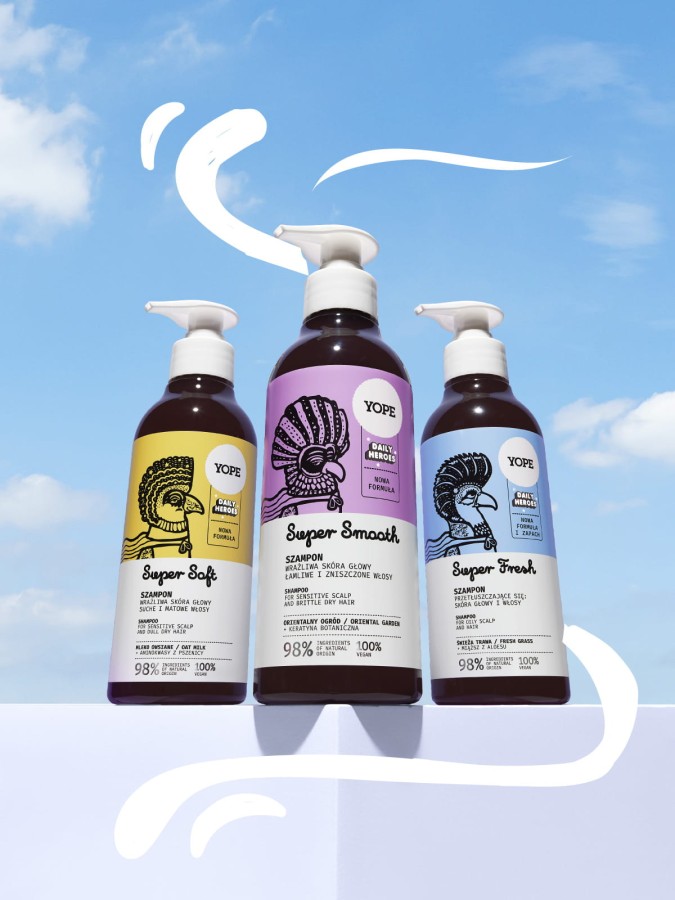 YOPE Daily Heroes Smooth Szampon orientalny ogród 300ml