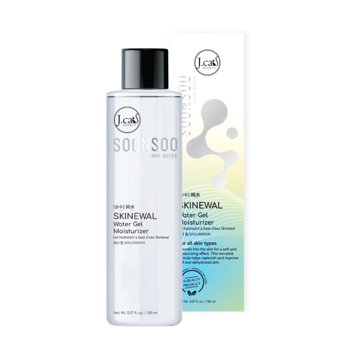 J.CAT BEAUTY Soonsoo Skinewal Water Gel Moisturizer - Wodny żelowy tonik nawilżający 150 ml