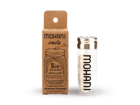 MOHANI Biodegradowalna nić dentystyczna - miętowa