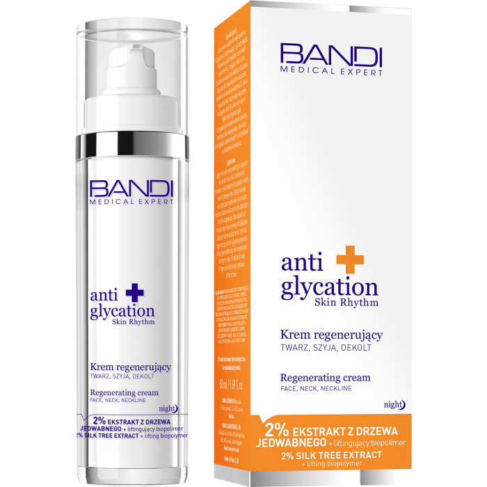 BANDI Medical Expert anti glycation skin rhythm Regenerujący krem twarz, szyja, dekolt 50 ml